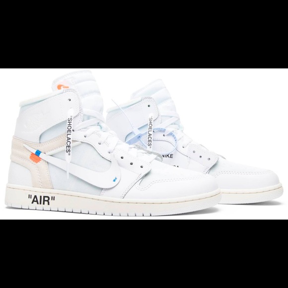 OFF-WHITE xAir Jordan 1 Retro High OG 'White' 2018 - Picture 2 of 8